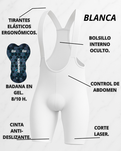Licra tipo pro | Blanca | Para ti | Ciclismo