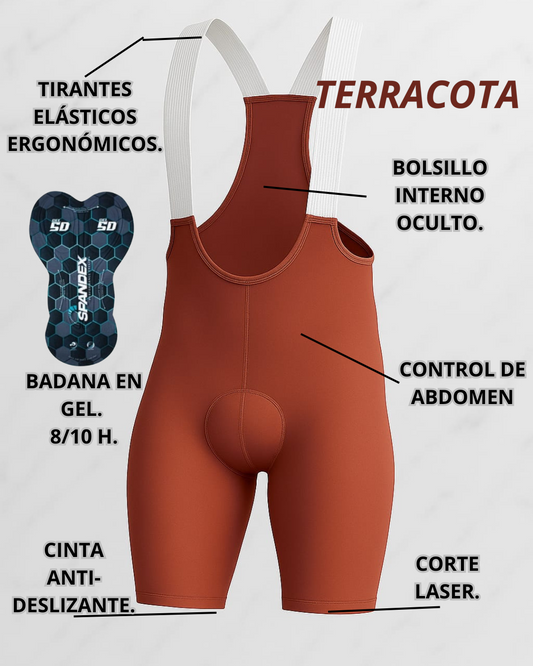 Licra Tipo Pro | Terracota | Para ti | Ciclismo